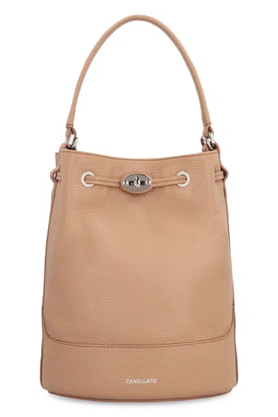 ZANELLATO ZANELLATO MONDA S LEATHER BUCKET BAG