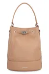 Zanellato Monda S Leather Bucket Bag In Brown