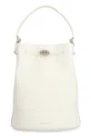 Zanellato Monda S Leather Bucket Bag In White