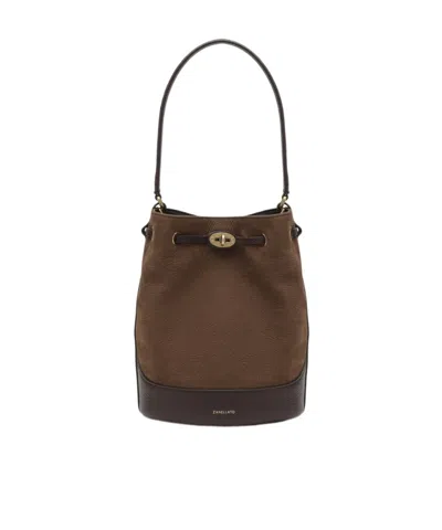 Zanellato Monda Shoulder Bag In Brown