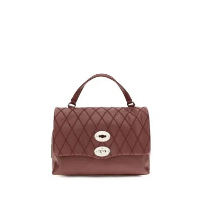 Zanellato Multicolor Calf Leather Bos Taurus Handbag In Brown