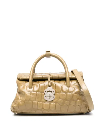 Zanellato Olive Dotta Safari Small Satchel Bag