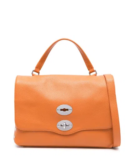 Zanellato Orange Postina Daily Small Satchel