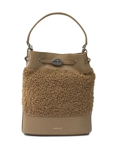 ZANELLATO PANELLED LEATHER TOTE BAG