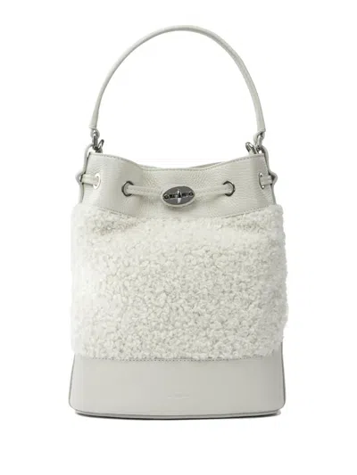 Zanellato Panelled Leather Tote Bag In White