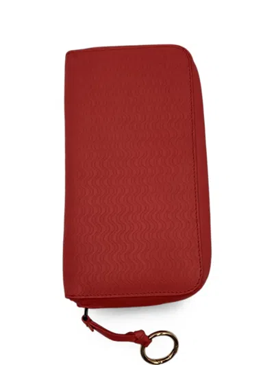 Zanellato Patterned Wallet In Red
