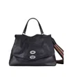 Zanellato Postina Medium Tote Bag In Black