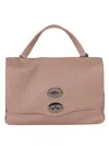 Zanellato Small Postina Leather Shoulder Bag In Pink