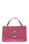 Zanellato Small Postina Studded Tote Bag In Pink