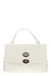 Zanellato Postina Daily Shoulder Bag With Removable Strap In White
