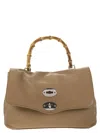 Zanellato Postina - Daily S Bag With Bamboo Handle In Leather