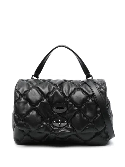 Zanellato Postina Amar Nuvola Small Tote Bag In Black