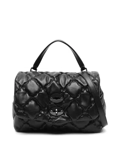 Zanellato Postina Amar Nuvola Small Tote Bag In Black