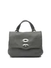 Zanellato Postina Daily Giorno Baby Handbags Black In Orange