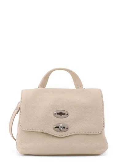 Zanellato Postina Baby Leather Crossbody Bag In Neutral