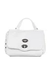 Zanellato Postina® Baby Stud-embellished Top-handle Tote Bag In White