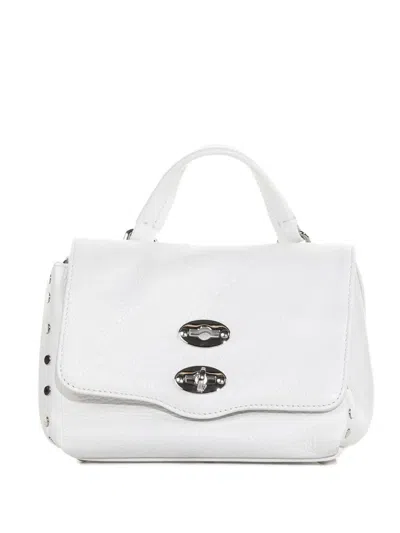 Zanellato Postina® Baby Stud-embellished Top-handle Tote Bag In White
