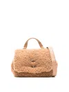 Zanellato Postina Baby Teddy Handbag In Brown