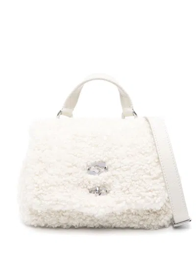 Zanellato Postina Baby Teddy Handbag In White