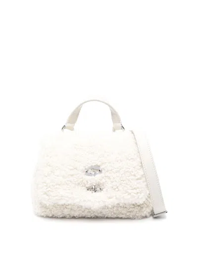 Zanellato Postina Baby Teddy Handbag In White
