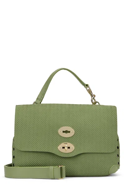 Zanellato Postina Bag Small In Green Amoretto Leather