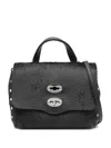 Zanellato Postina Cbi Baby Leather Handbag In Black