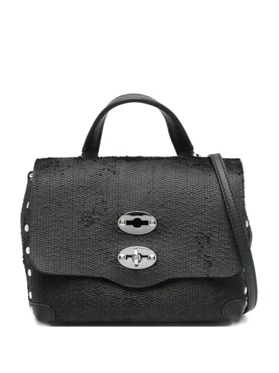 Zanellato Postina Cbi Baby Leather Handbag In Black
