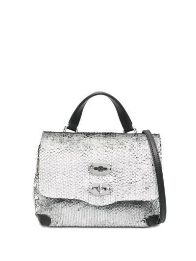 Zanellato Postina Cbi Baby Leather Handbag In Metallic