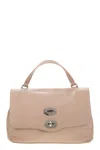Zanellato Postina Leather Shoulder Bag In Pink