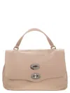 Zanellato Postina Leather Shoulder Bag In Pink