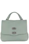 Zanellato Bag In Soft Leather That Can Be Carried By Hand Or Over The Shoulder In Green