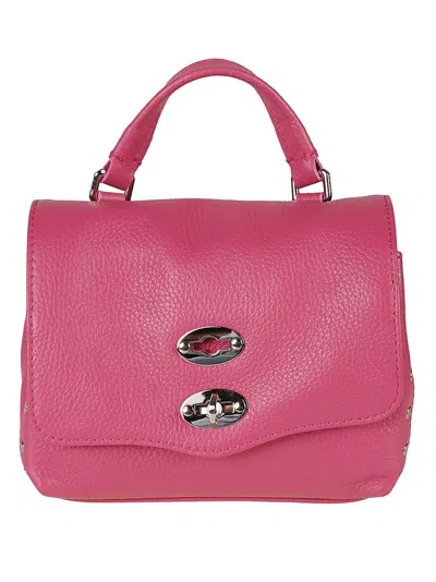 Zanellato Postina Daily Baby Foldover Top Handbag In Pink