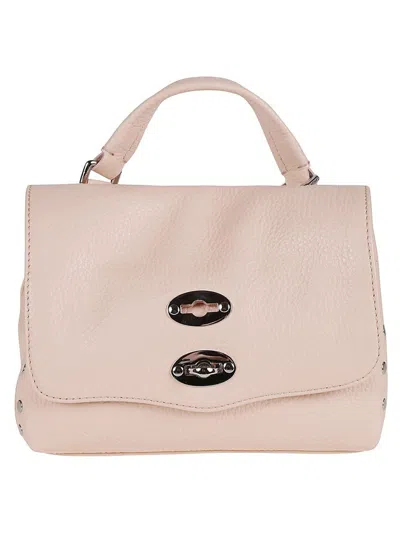 Zanellato Postina Daily Baby Foldover Top Handbag In Pink