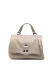 Zanellato Postina Daily Baby Handmade Leather Handbag In Pink