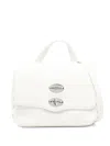 Zanellato Postina Daily Baby Leather Handbag In White