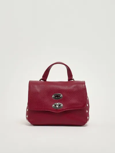 Zanellato Postina Daily Baby Shoulder Bag In Burgundy