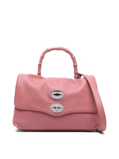 Zanellato Postina Daily Bamboo Small Tote Bag In Nude & Neutrals