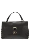 Zanellato Small Leather Handbag With Adjustable Shoulder Strap