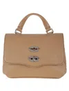 Zanellato Postina Small Tote Bag In Brown