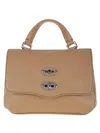 Zanellato Postina Small Tote Bag In Brown