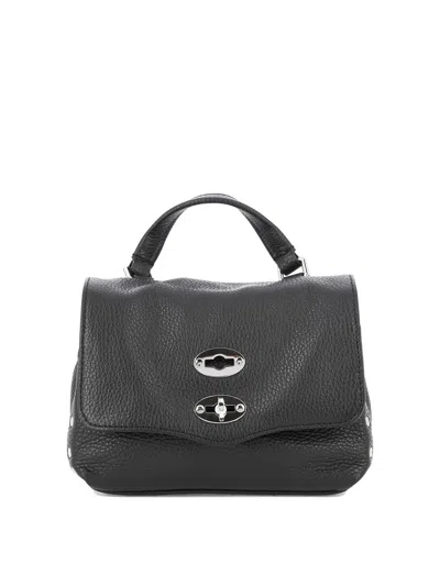 Zanellato Postina Daily Giorno Baby Handbags Black In Neutral