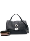 Zanellato Small Postina Daily Tote Bag In Dark Navy