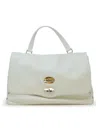 Zanellato Medium Postina Daily Giorno Bag In Bianco Latte
