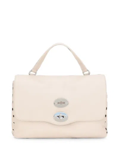 Zanellato Postina Daily Leather Tote Bag In Neutral