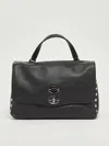 Zanellato Postina Daily M Shoulder Bag In Black