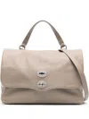 Zanellato Postina Daily Small Leather Handbag In Pink
