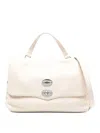 Zanellato Postina Daily Medium Leather Handbag In Sand