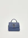 Zanellato Daily Night Baby Leather Cross-body Bag In Blue
