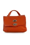 Zanellato Postina Daily Orange Spritzzone Baby Handbag In Red