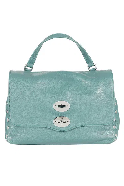 Zanellato Postina S Daily Leather Handbag In Green